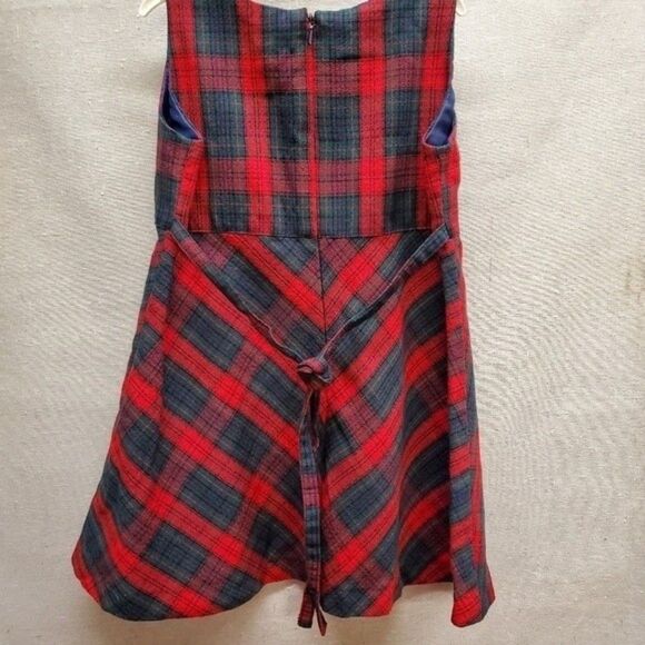 Vintage Classic Toddler Plaid Jumper Size 4 - Picture 2 of 3